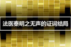 法医秦明之无声的证词结局